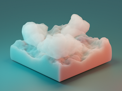 Clouds 3d blender 3d render