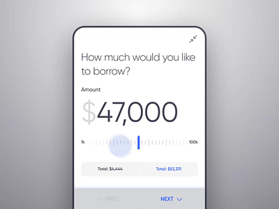 Mobile Banking - Loan (Animated) android animation app bank dashboard design finance ios mobile money ui ux