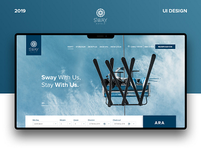 Sway Hotel UI Design design designer designs graphic graphicdesign hotel hotel design ui ui design ui designer uidesign webdesign