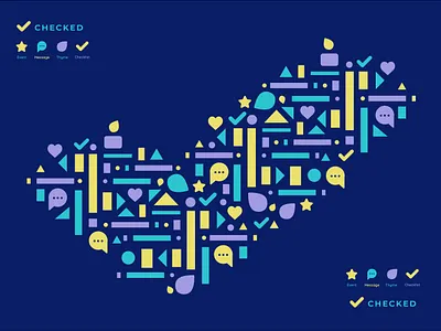 Checked checkbox checklist checkmark colorful fun