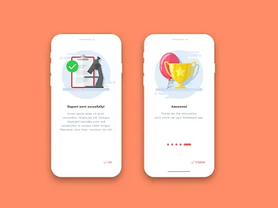 MyCh app bright flat healthcare app illustration ios iphone material design onboarding ui ui ux white