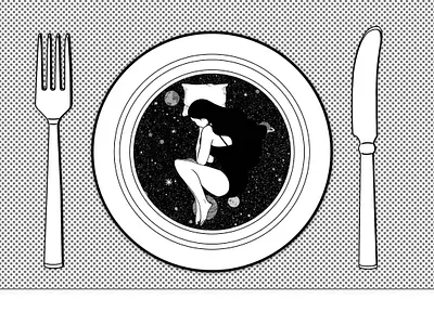 Sleep black and white bnw design graphic graphic design illustration sketch vector
