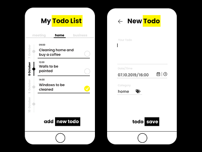 Todo App-Simple Design app design application design design app task manager todo todo app todolist ui ux