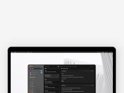 Email Client - UI Exploration client conversation desktop email email client email design inbox macapp macos mail mail client messaging minimal ui ui design user experience user interface ux web design webmail