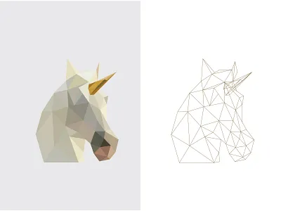 Low poly unicorn lowpoly unicorn