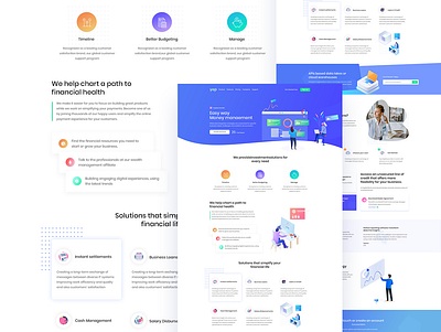 Digital capital solution website agency clean corporate creative creative agency creative sofware firm design illustration landing page landingpage morden software ui ux website