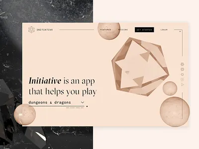 #DailyUI - 003: Landing Page 3d c4d cinema 4d dailyui typography ui web website