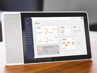 Smart Home Panel, Kitchen smar home panel iot
