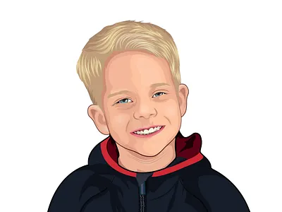 Cartoon portrait avatar caricature cartoon character design digitalart illustration logo portrait vector vexel