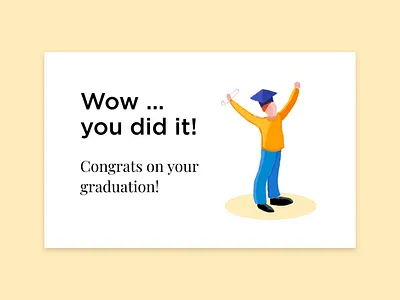 Student Success artwork course gotham graduate graduation illustration sophia sophialearning student student project student work students success ui ui card uidesign university yellow