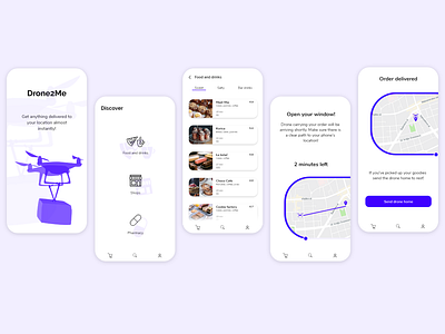 Drone Delivery app delivery designslices drone