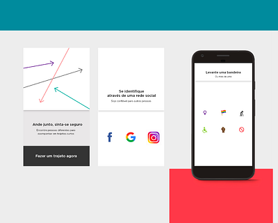 Aligin app design diversity flat inclusion lgbtqia mobile ui ux