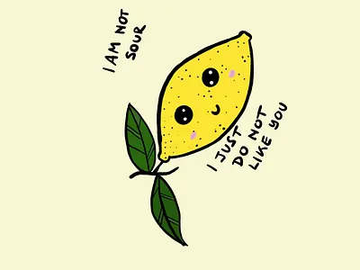 LemonySnitch card card art cartoon cartoon character cartoon illustration cartooning feminine logo fruit funny hand drawn hand lettering handmade kawaii lemon women in illustration yellow