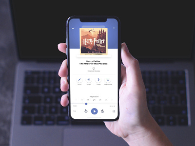 Audiobook Concept app design concept minimal ui ui design