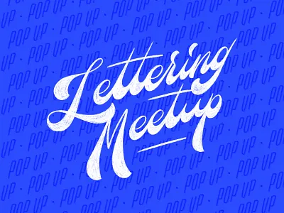 Lettering Meetup design hand lettering illustration ipad lettering letters meetup meetups procreate script sketch type typography