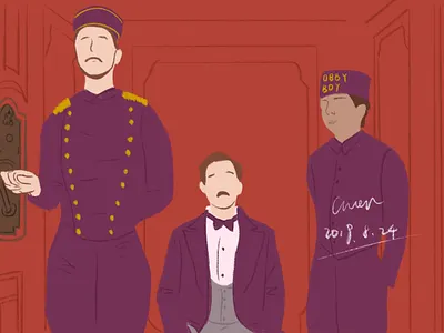 Painted Film Set.06 design film illustration movie