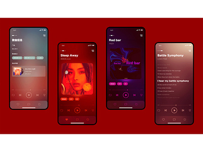 music app app ui ux