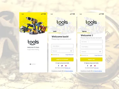 Ecommerce Login Signup Exploration abdellatief ahq app application clean community creative design exploration login logo signup ui ux