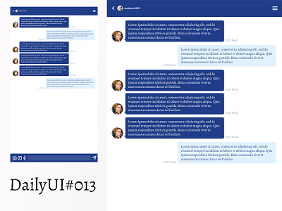 Daily UI#13 [ Direct Messageing ] app daily ui daily ui challenge design ui