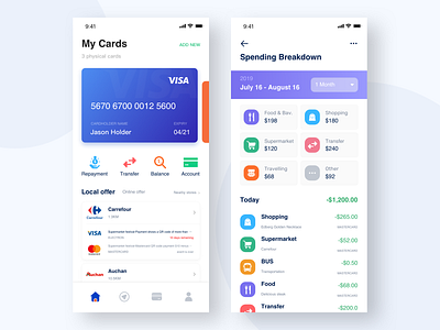 financial management financial financial app transaction ui ux