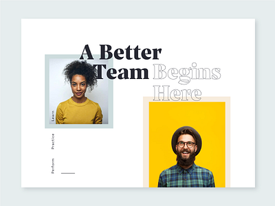 Modern Style Tile headline modern moodboard style tile team teamwork