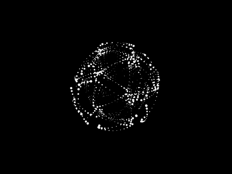 Storm cinema4d circle form grid logo motion motion graphics pattern sphere storm