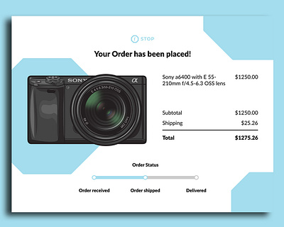 Daily UI 017: Email Receipt adobe creative suite adobe illustrator adobe xd daily 100 daily challenge daily ui daily ui 017 daily ui challenge illustration ui ui design ux ux design vector art