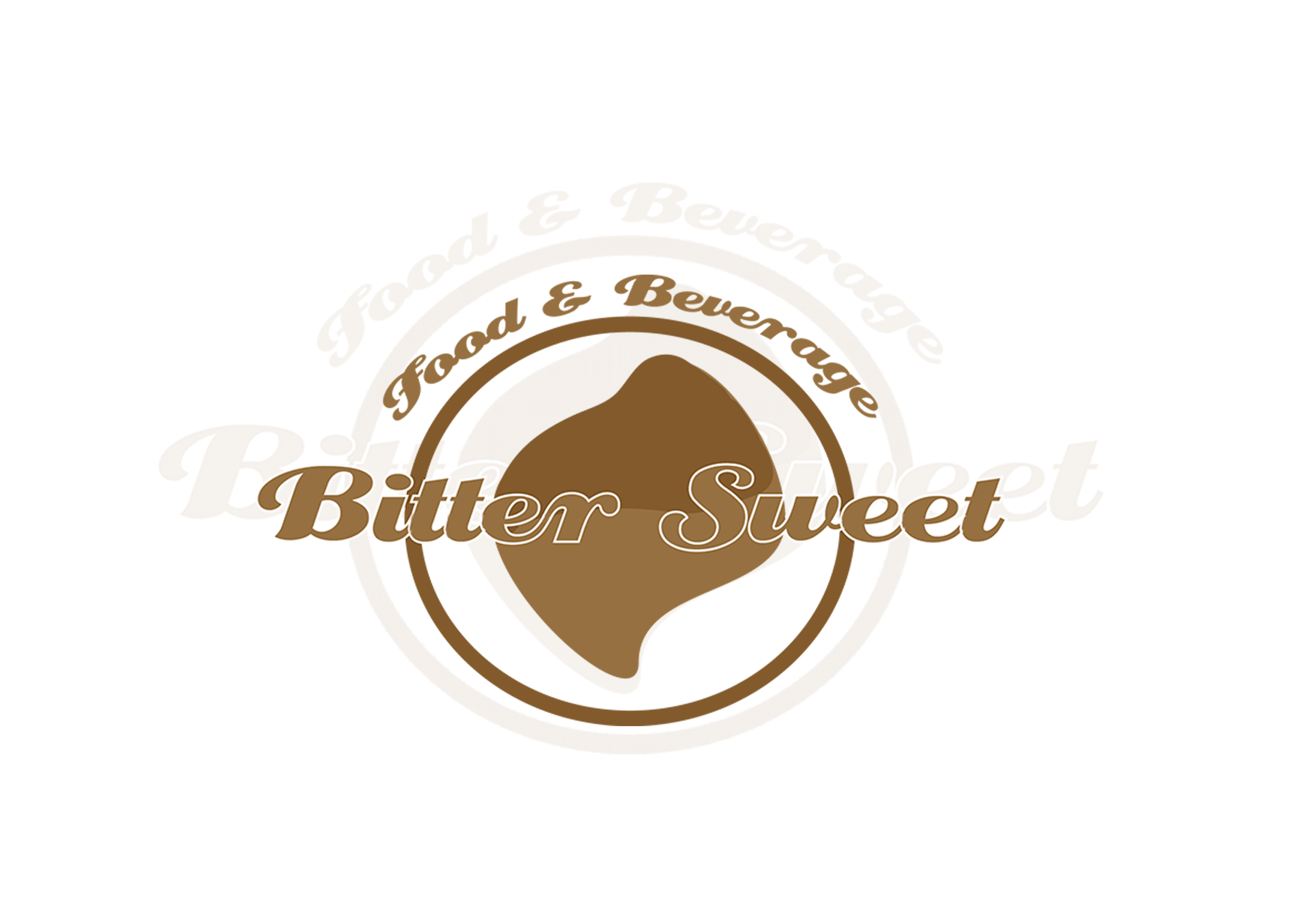 Bitter Sweet Logo and Brand Identity branding design logo