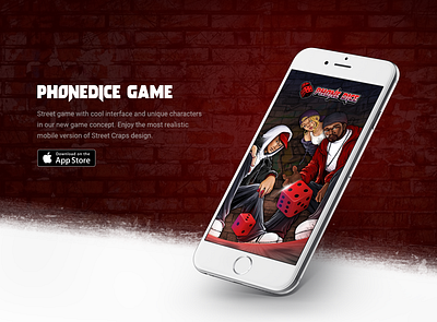 Phone Dice game design 50cents app dice eminem game hiphop icon ios junoteam logo phonedice rapper