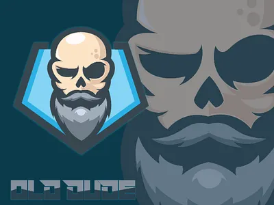 Old Dude mascot design