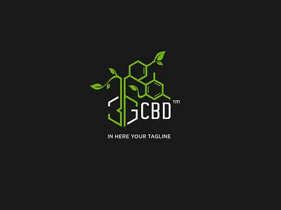 ( 3G ) Honey CBD branding cbd cbd logo clean color design hexagon honey logo honeybee honeycomb illustration logo logo design logodesign nutrition vector vectors