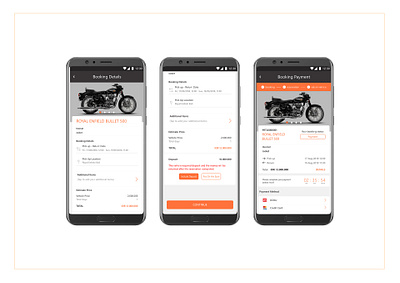 Rentalio Apps illustration mobile app ui uiux ux