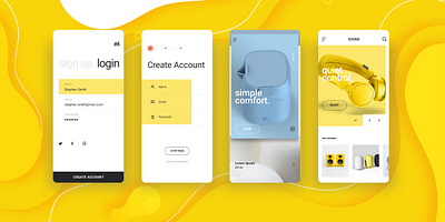 e-commerce app app branding ui