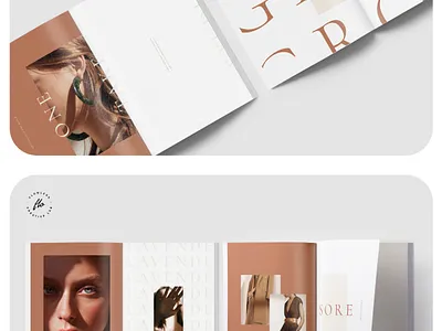 ROSE Outfit Editorial Lookbook branding brochure business editorial elegant lookbook lookbook template magazine modern outfit portfolio template