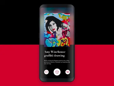 AR based Art Gallery Frame Concept App abstract adobe xd adobexd art gallery augmented reality carousel concept design frame freebies home interaction interior mobile mobile app motion painting room scan uiux