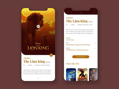 Movie App Concept UI app app design application clean concept creative design imdb ios mobile mobile ui mobileapp modern movie movie app movies schedule ui uidesign