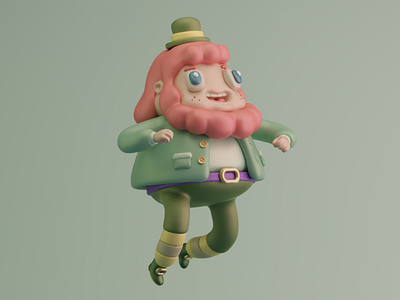 No reward without effort. 3d character illustration