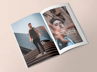 Reaching Out design design layout editorial design editorial layout geometric design layout design layout exploration magazine magazine design photographer photography type design typography