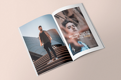 Reaching Out design design layout editorial design editorial layout geometric design layout design layout exploration magazine magazine design photographer photography type design typography