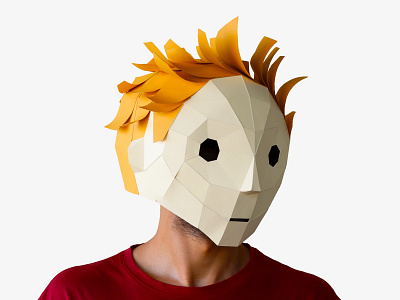 The little prince Mask craft little prince low poly low poly lowpoly mask masks paper paper art paper craft papercraft papercut