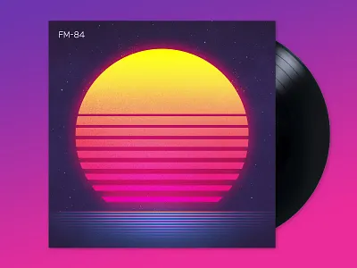 FM-84: Atlas 1980s album art art design illustration illustrator outrun photoshop retro retrowave signalnoise synthwave vaporwave