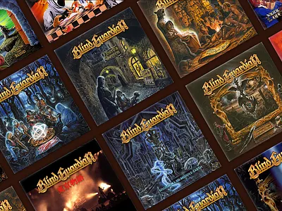Blind Guaridan Remaster 2019 art blind guardian branding design fantasy heavymetal illustration logo logotype metal music tolkien vinyl cover