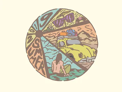 Holiday Out (available for sale) artforsale brand design branding design clothing brand clothing design design designforsale illustration logo vector