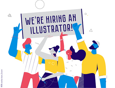 Join us 2d animation armenia boy character design girl hire hiring illustration job join office plants team video work