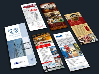 Guide broshure with advertising modules advertising advertising design broshure design polygraphy print print design