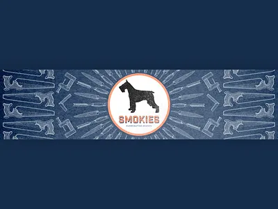 Smokies Hand Crafted Banner Image banner banner design banners hand crafted handcrafted handmade logo logo design logodesign logos woodworking