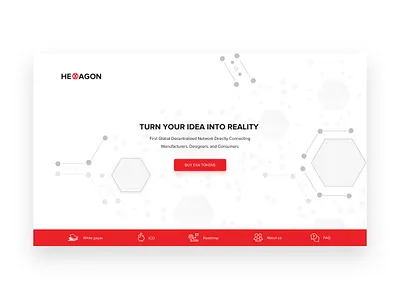 HEXAGON Web UI design hex hexagon iran site ui website