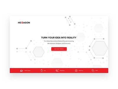 HEXAGON Web UI design hex hexagon iran site ui website