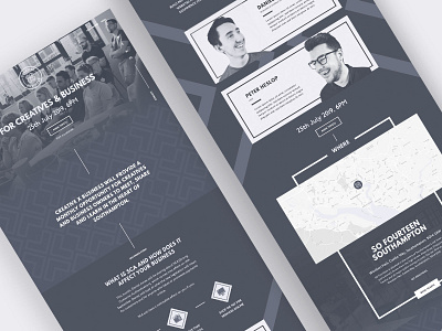 CreativeXbusiness brand branding design digital design event app event branding event design event website flat graphic design icons mobile southampton type ui uidesign web website