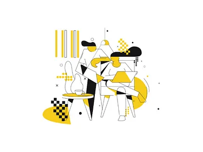 Illustration adobe character illustration illustrator ui web